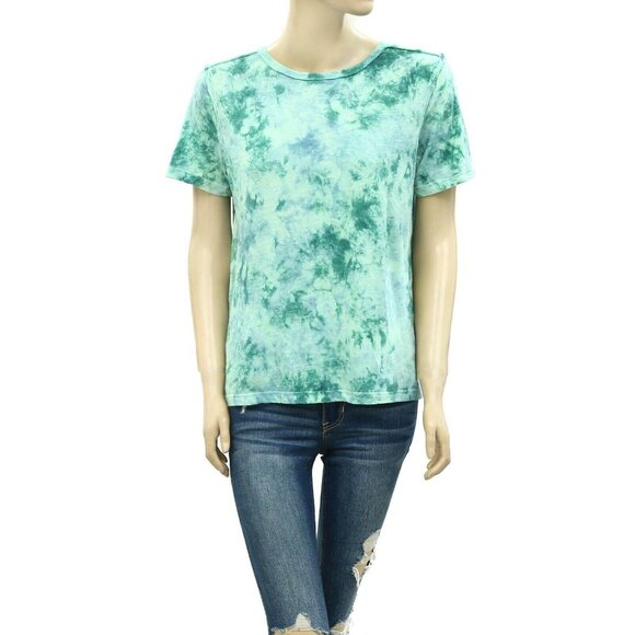 Free People We The Free Riptide Tee Blouse Top Tie & Dye Vintage S New 226891 - Picture 4 of 7